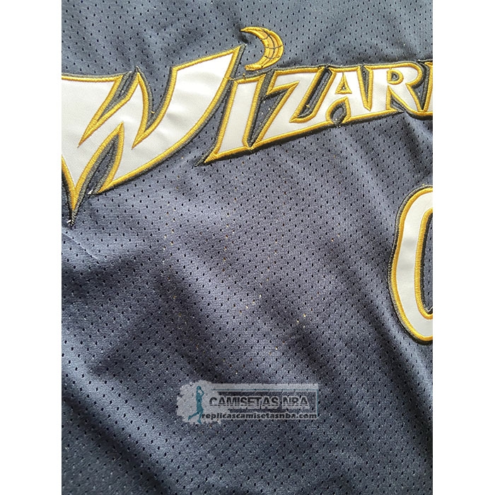 Camiseta Washington Wizards Gilbert Arenas NO 0 Mitchell & Ness 2003-04 Azul